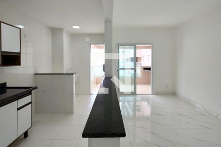 Sala de apartamento para alugar com 2 quartos, 88m² em Nova Mirim, Praia Grande