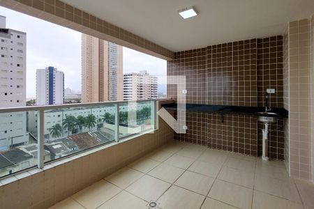 Sacada de apartamento para alugar com 2 quartos, 88m² em Nova Mirim, Praia Grande