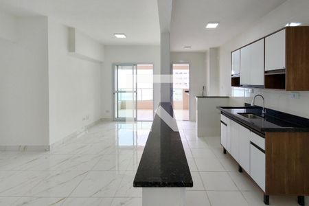 Sala de apartamento para alugar com 2 quartos, 88m² em Nova Mirim, Praia Grande