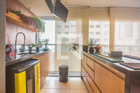 Varanda gourmet de apartamento para alugar com 2 quartos, 100m² em Chácara Inglesa, São Paulo