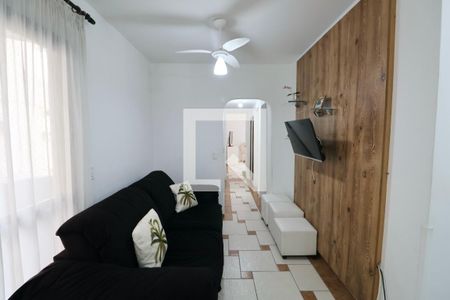 Sala de apartamento para alugar com 3 quartos, 138m² em Loteamento Joao Batista Juliao, Guarujá