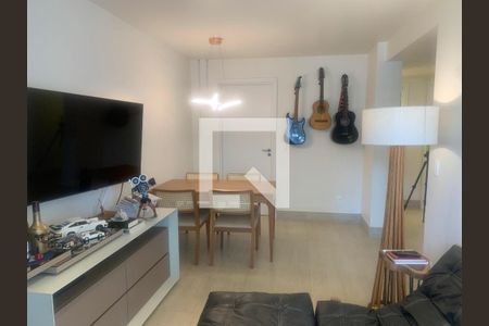 Sala de apartamento à venda com 3 quartos, 80m² em Lourdes, Belo Horizonte