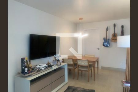 Sala de apartamento à venda com 3 quartos, 80m² em Lourdes, Belo Horizonte