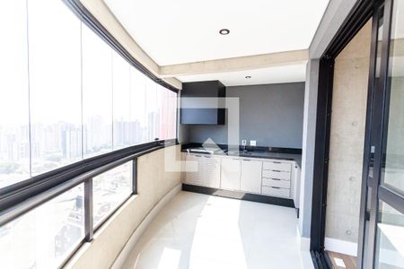 Varanda da Sala de apartamento à venda com 2 quartos, 68m² em Jardim, Santo André