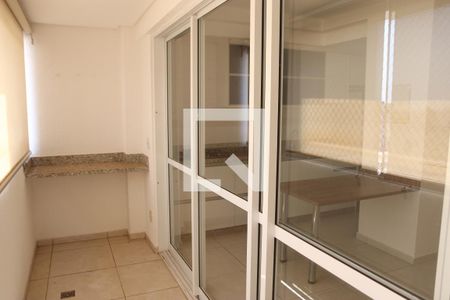 Varanda da Sala de apartamento para alugar com 2 quartos, 61m² em Setor Oeste, Goiânia