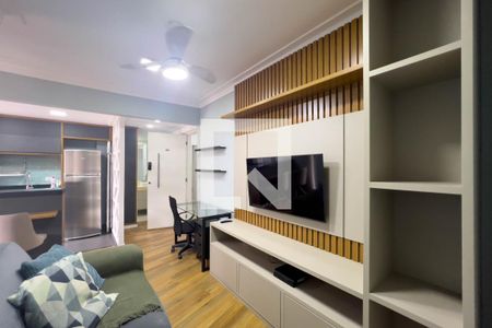 Sala de apartamento para alugar com 1 quarto, 38m² em Liberdade, São Paulo