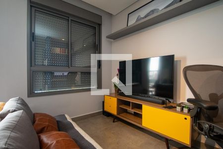 Sala de apartamento para alugar com 1 quarto, 38m² em Santo Amaro, São Paulo