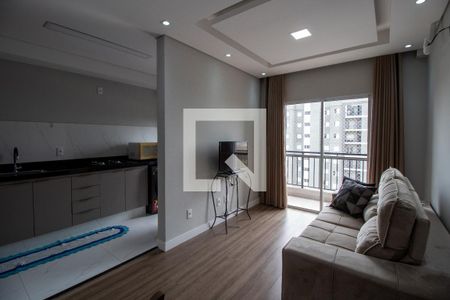 Sala de apartamento para alugar com 2 quartos, 52m² em Chácara Bela Vista, Sumaré