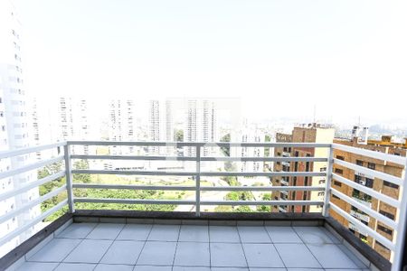 Varanda da Sala de apartamento à venda com 1 quarto, 90m² em Vila Suzana, São Paulo