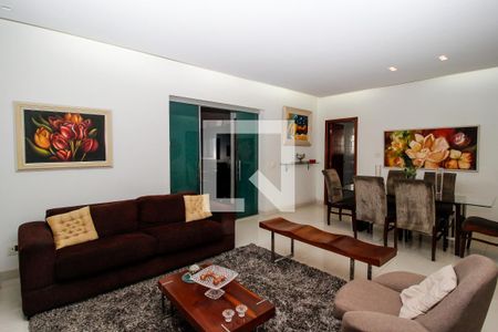 Sala de apartamento à venda com 4 quartos, 127m² em Funcionários, Belo Horizonte