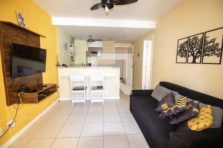 Sala de apartamento à venda com 1 quarto, 50m² em Barra Olímpica, Rio de Janeiro