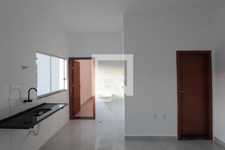 Sala e Cozinha de kitnet/studio para alugar com 1 quarto, 40m² em Minascaixa, Belo Horizonte