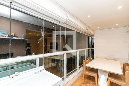 Varanda da Sala de apartamento para alugar com 1 quarto, 43m² em Campo Belo, São Paulo