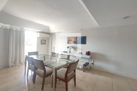 1º Pav - Sala de apartamento à venda com 4 quartos, 164m² em Pechincha, Rio de Janeiro