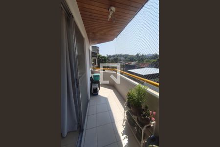 1º Pav - Varanda da Sala de apartamento à venda com 4 quartos, 164m² em Pechincha, Rio de Janeiro