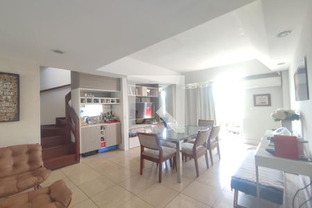 1º Pav - Sala de apartamento à venda com 4 quartos, 164m² em Pechincha, Rio de Janeiro