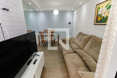 Sala de apartamento para alugar com 2 quartos, 48m² em Jardim Monte Alegre, Taboão da Serra