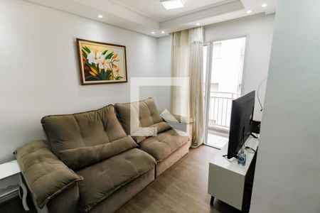 Sala de apartamento para alugar com 2 quartos, 48m² em Jardim Monte Alegre, Taboão da Serra