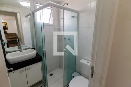 Banheiro de apartamento à venda com 2 quartos, 48m² em Jardim Monte Alegre, Taboão da Serra