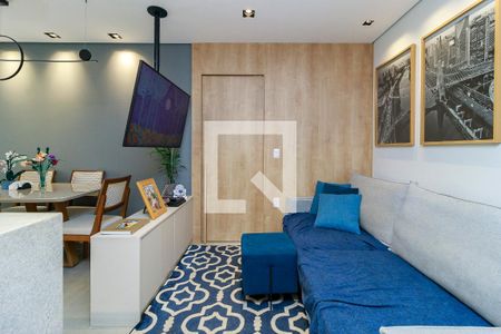 Sala de apartamento à venda com 2 quartos, 69m² em Jardim das Acácias, São Paulo