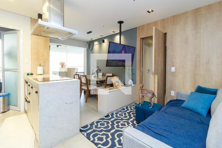 Sala de apartamento à venda com 2 quartos, 69m² em Jardim das Acácias, São Paulo