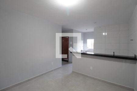 Sala e Cozinha de kitnet/studio para alugar com 1 quarto, 40m² em Minas Caixa, Belo Horizonte