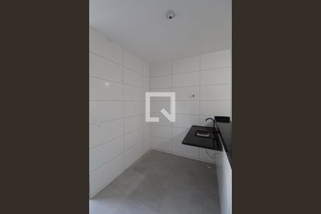 Sala e Cozinha de kitnet/studio para alugar com 1 quarto, 40m² em Minas Caixa, Belo Horizonte