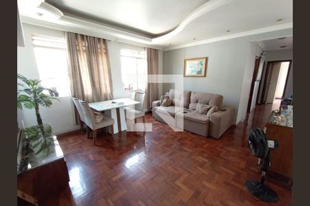 Sala de apartamento à venda com 3 quartos, 110m² em Monsenhor Messias, Belo Horizonte