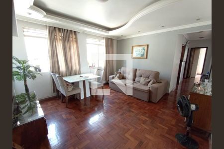 Sala de apartamento à venda com 3 quartos, 110m² em Monsenhor Messias, Belo Horizonte