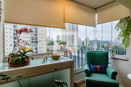 Sacada de apartamento à venda com 3 quartos, 80m² em Vila Paulista, São Paulo