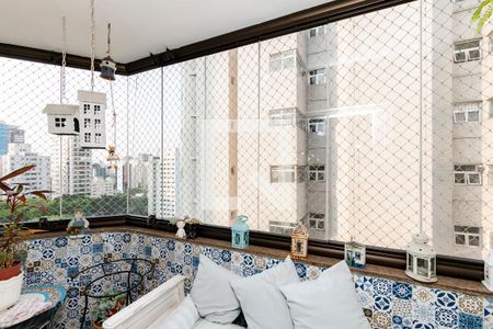 Varanda da Sala de apartamento à venda com 3 quartos, 100m² em Campo Belo, São Paulo