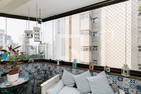 Varanda da Sala de apartamento à venda com 3 quartos, 100m² em Campo Belo, São Paulo