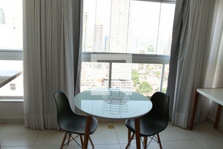 Varanda de apartamento para alugar com 1 quarto, 45m² em Setor Marista, Goiânia