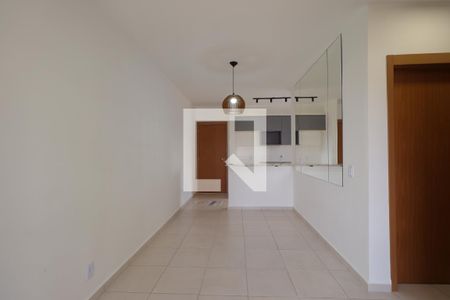 Sala de apartamento para alugar com 2 quartos, 56m² em Residencial Monterrey, Ribeirão Preto