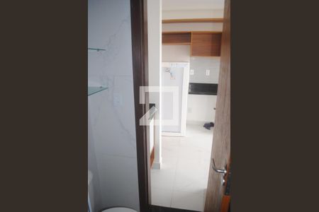 Cozinha de kitnet/studio para alugar com 1 quarto, 18m² em Armação, Salvador