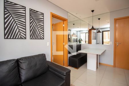 Sala de apartamento para alugar com 1 quarto, 44m² em Águas Claras, Brasília