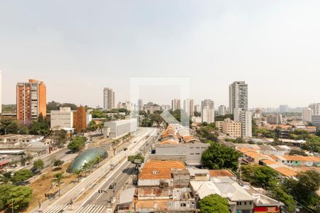 Vista da Varanda de kitnet/studio para alugar com 1 quarto, 27m² em Santo Amaro, São Paulo