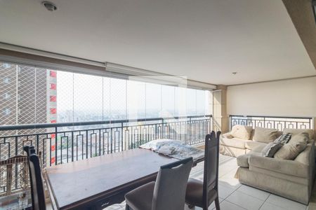 Varanda Gourmet de apartamento à venda com 4 quartos, 177m² em Campestre, Santo André