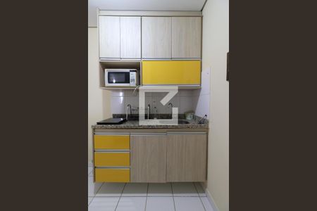 Cozinha de apartamento para alugar com 1 quarto, 40m² em Iguatemi, Ribeirão Preto