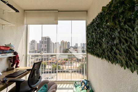 Varanda da Sala de apartamento para alugar com 1 quarto, 47m² em Vila Dom Pedro I, São Paulo