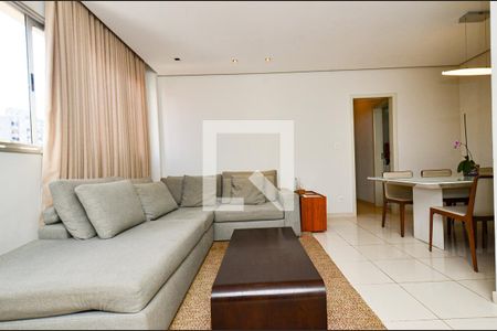 Sala 2 ambientes de apartamento à venda com 3 quartos, 90m² em Itapoã, Belo Horizonte