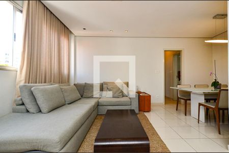 Sala 2 ambientes de apartamento à venda com 3 quartos, 90m² em Itapoã, Belo Horizonte