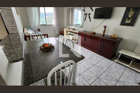 Detalhe Sala de apartamento para alugar com 2 quartos, 110m² em José Menino, Santos