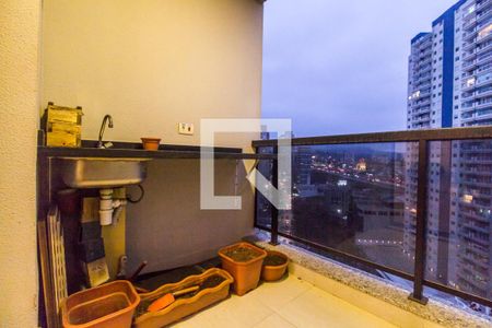 Varanda gourmet de apartamento para alugar com 1 quarto, 48m² em Bethaville I, Barueri