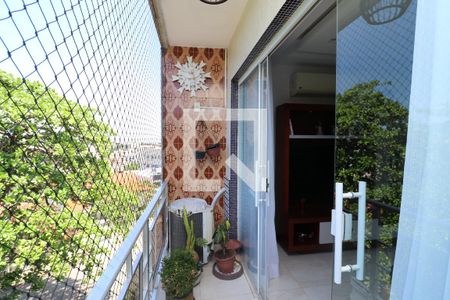 Varanda da Sala de apartamento à venda com 2 quartos, 70m² em Jardim Guanabara, Rio de Janeiro