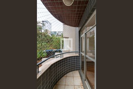 Varanda da Sala de apartamento para alugar com 3 quartos, 110m² em Buritis, Belo Horizonte