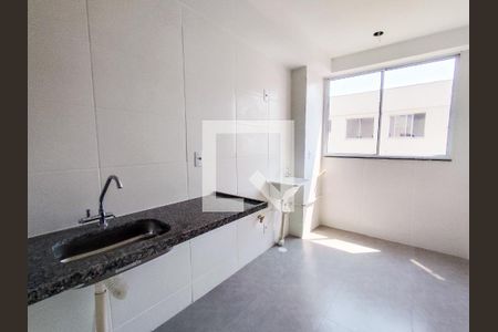 Cozinha de apartamento à venda com 2 quartos, 48m² em Palmares, Belo Horizonte