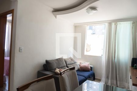 Sala de apartamento para alugar com 2 quartos, 46m² em Cabral, Contagem