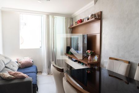 Sala de apartamento para alugar com 2 quartos, 46m² em Cabral, Contagem