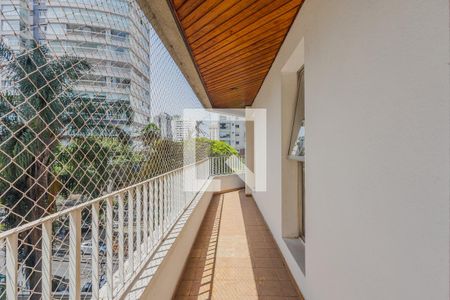 Varanda da Sala de apartamento à venda com 4 quartos, 208m² em Paraíso, São Paulo